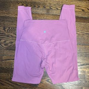 SOLD❤️‍🩹Lululemon moss rose super high rise align pants 28in size 6